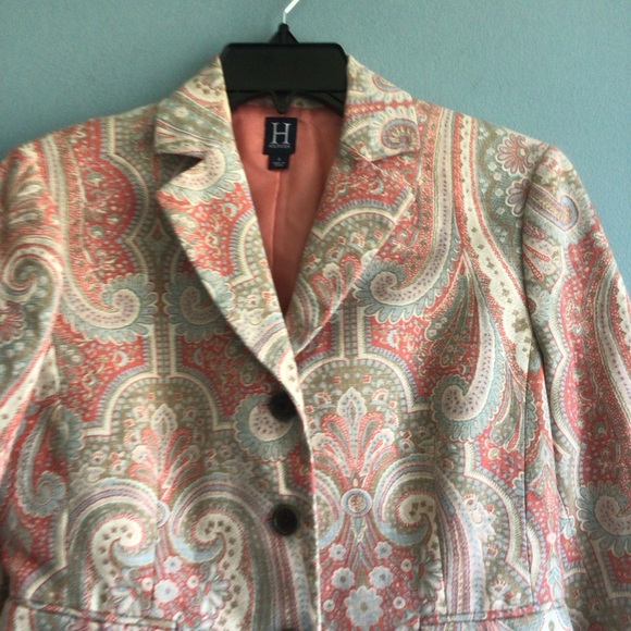 Tommy Hilfiger Spring Paisley Jacket Size 8 - Picture 7 of 9